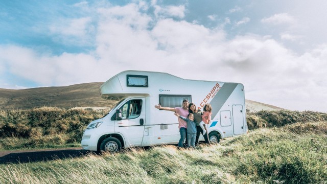 Content creators on road trip