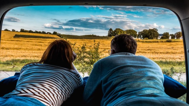 UK view from campervan