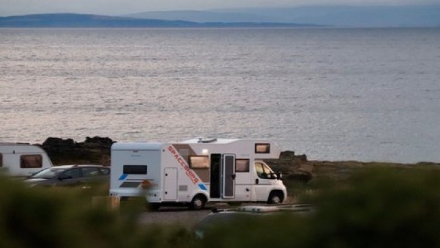 Motorhome at the Beach