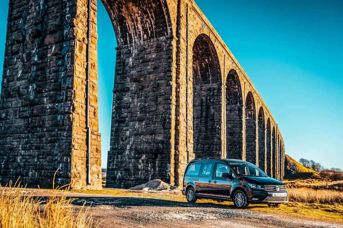 Delta Campervan at aquaduct